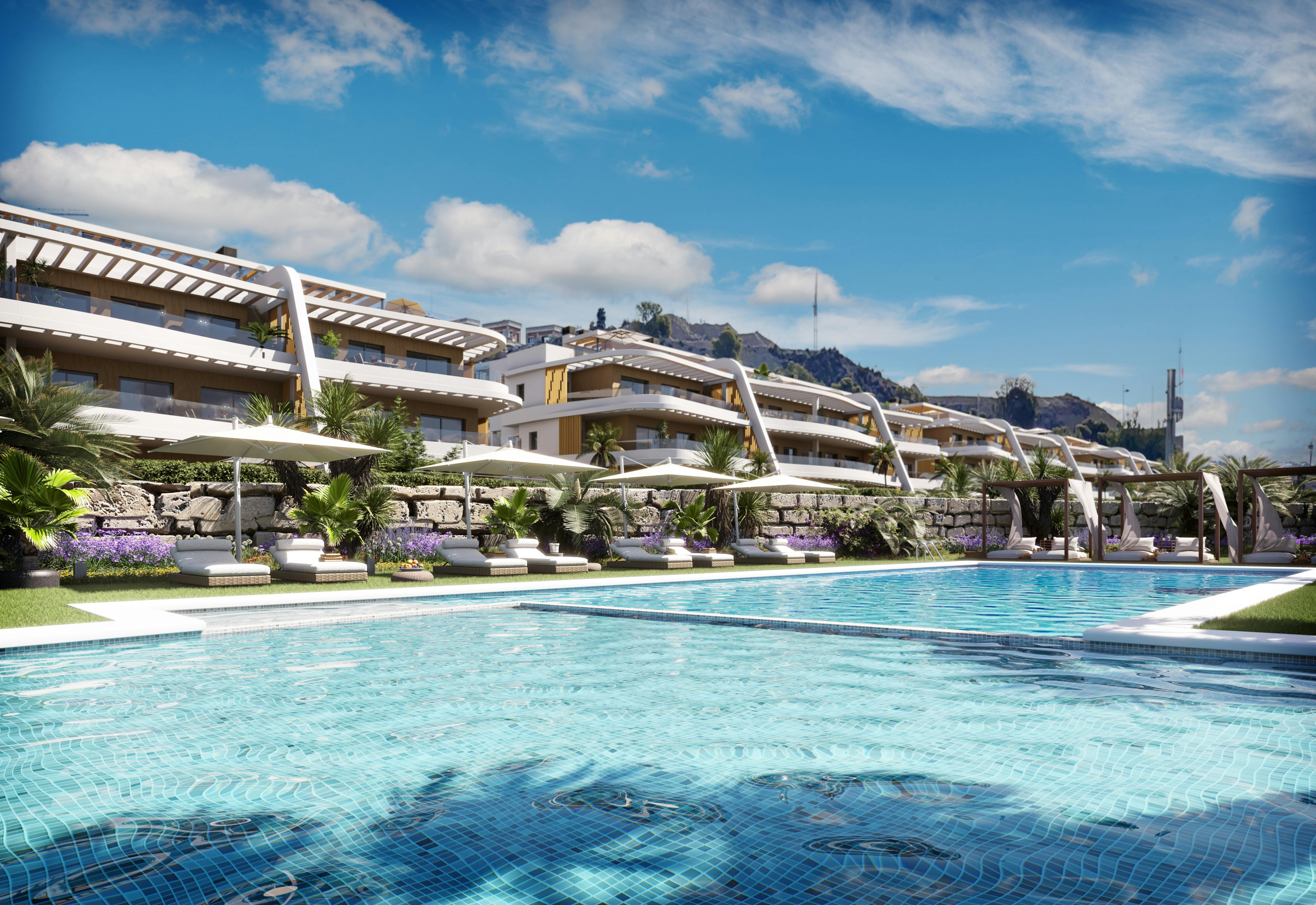 Luxe appartementen complex in Finestrat