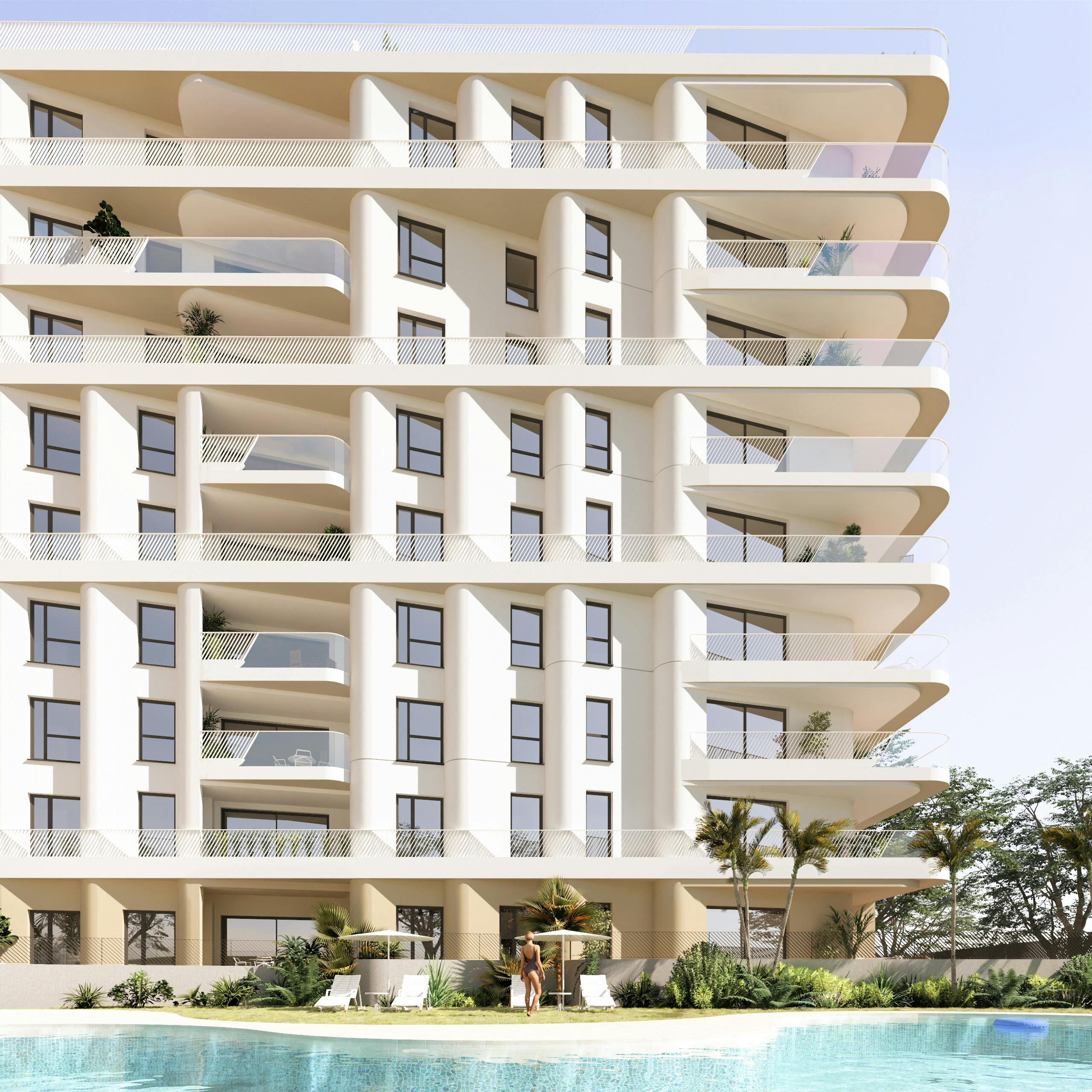 Appartementen complex aan zee!