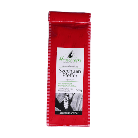 Szechuan-Pfeffer, Verpackung