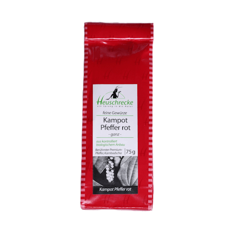 Kampot, rot, Verpackung