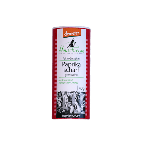 Paprika scharf, Verpackung