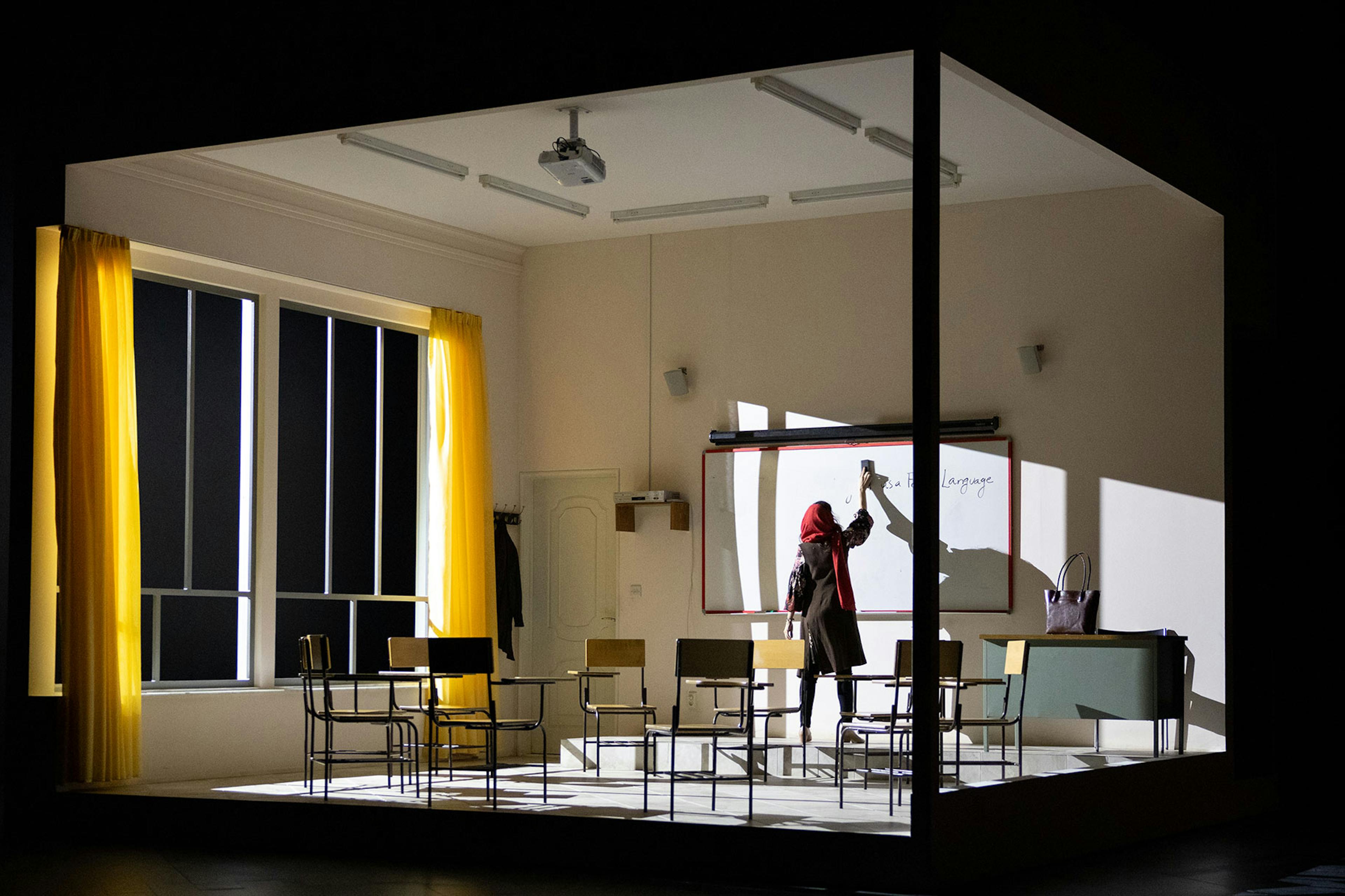 Photograph from broadway play "English"