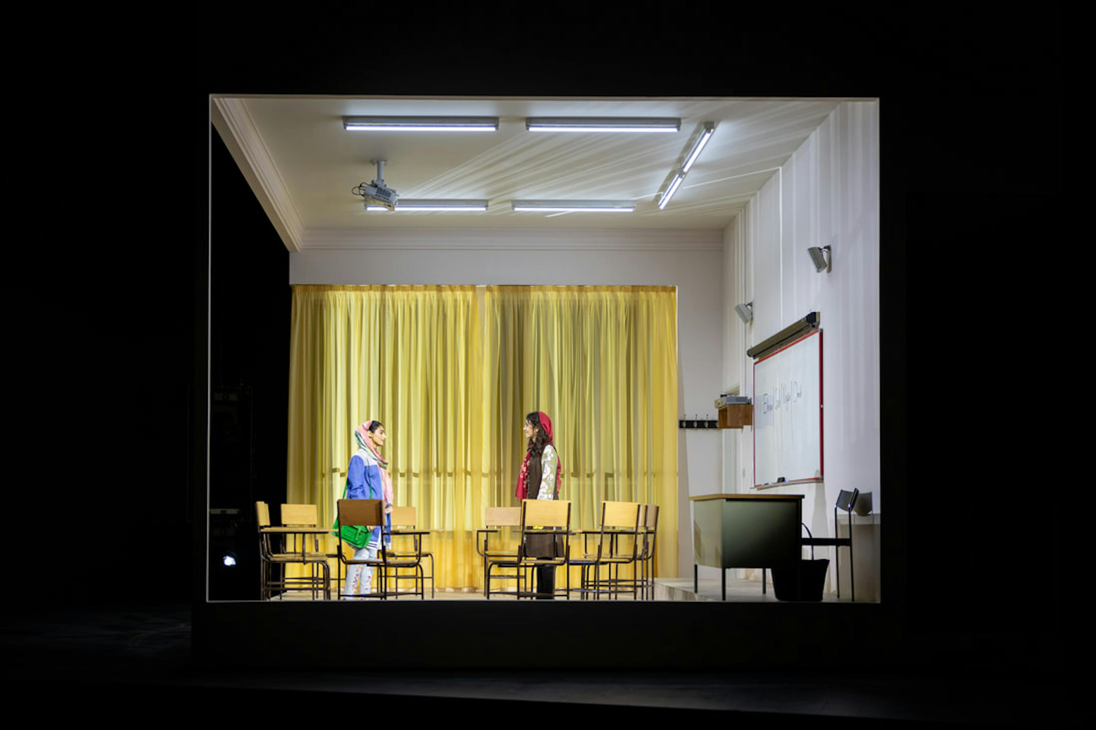 Photograph from broadway play "English"