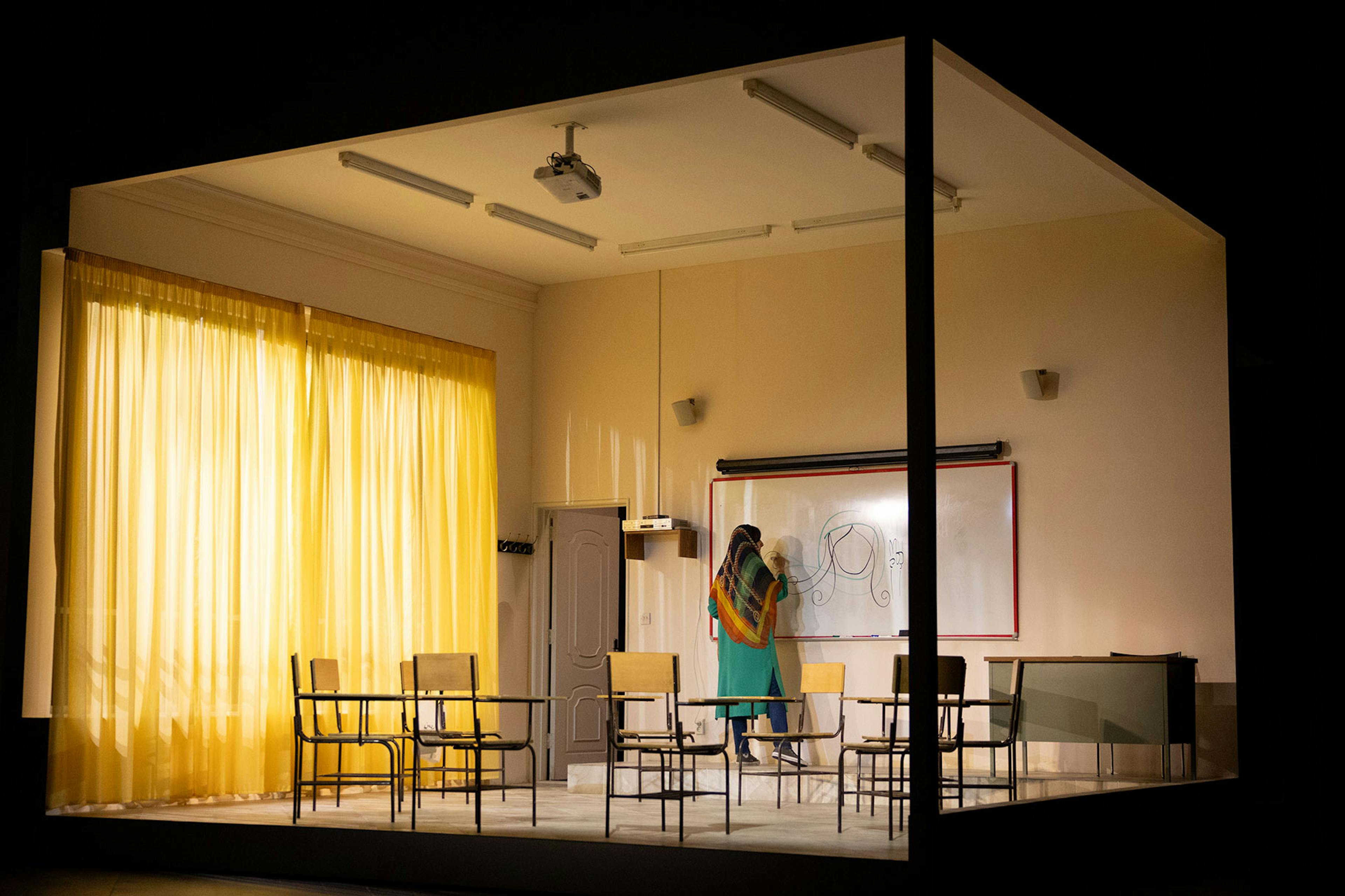 Photograph from broadway play "English"