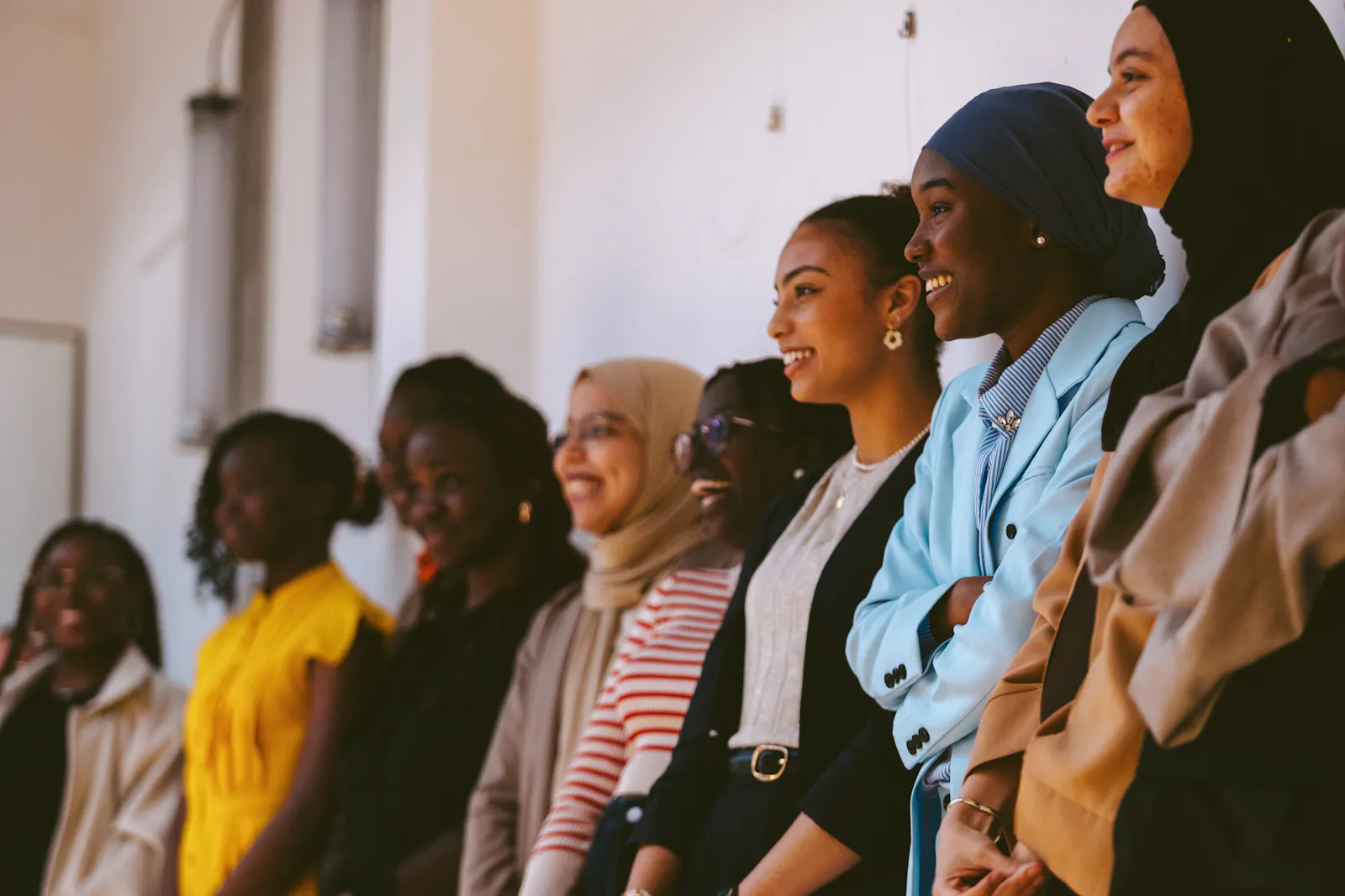 Article 1 students at an event