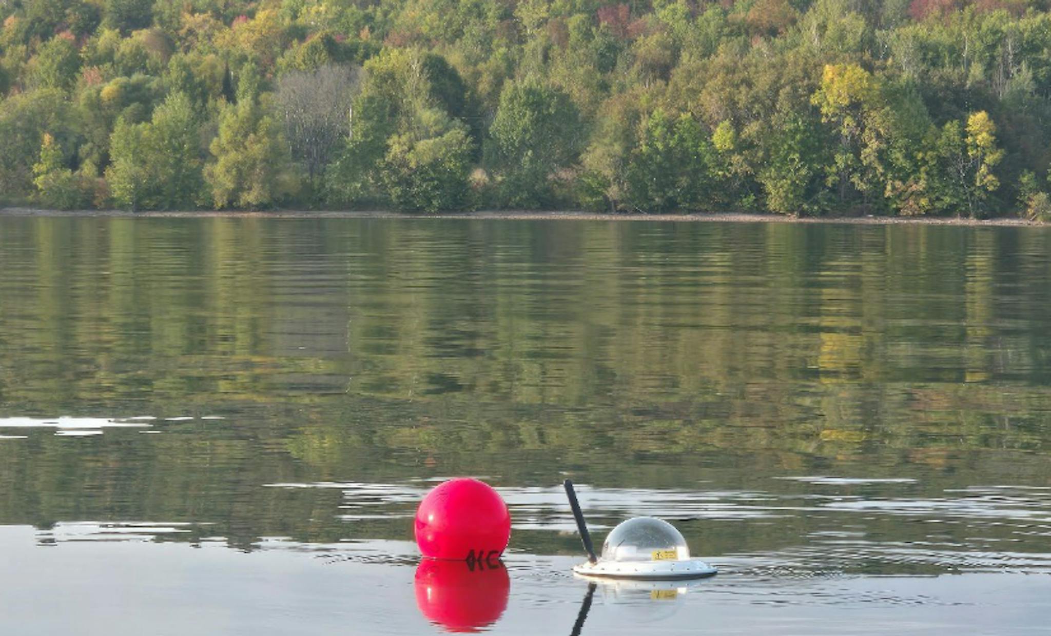 Water quality data monitoring in Lake Nipissing.