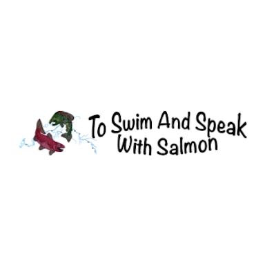 To swim and speak with salmon logo