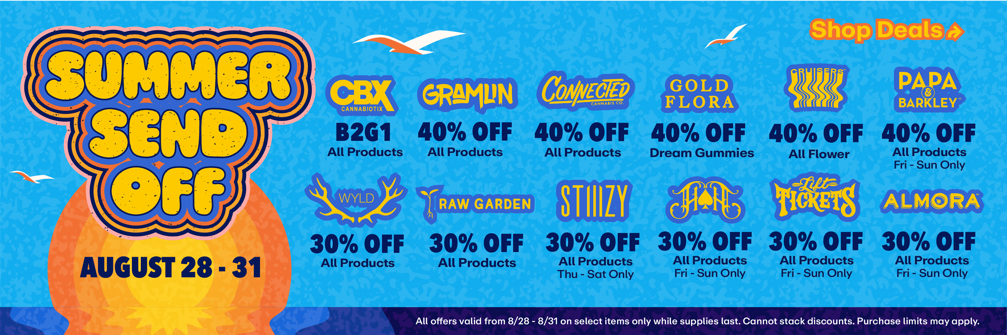 Summer Sendoff - Up to 40% off