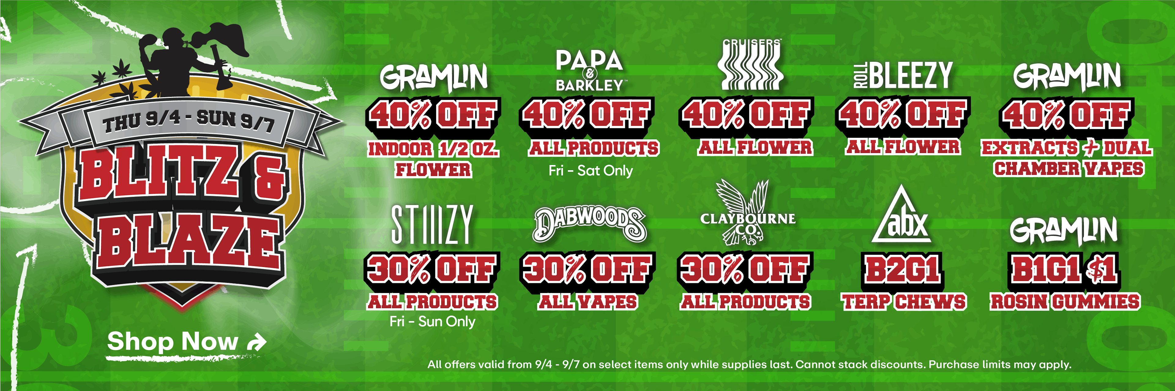 Blitz & Blaze - Up to 40% off