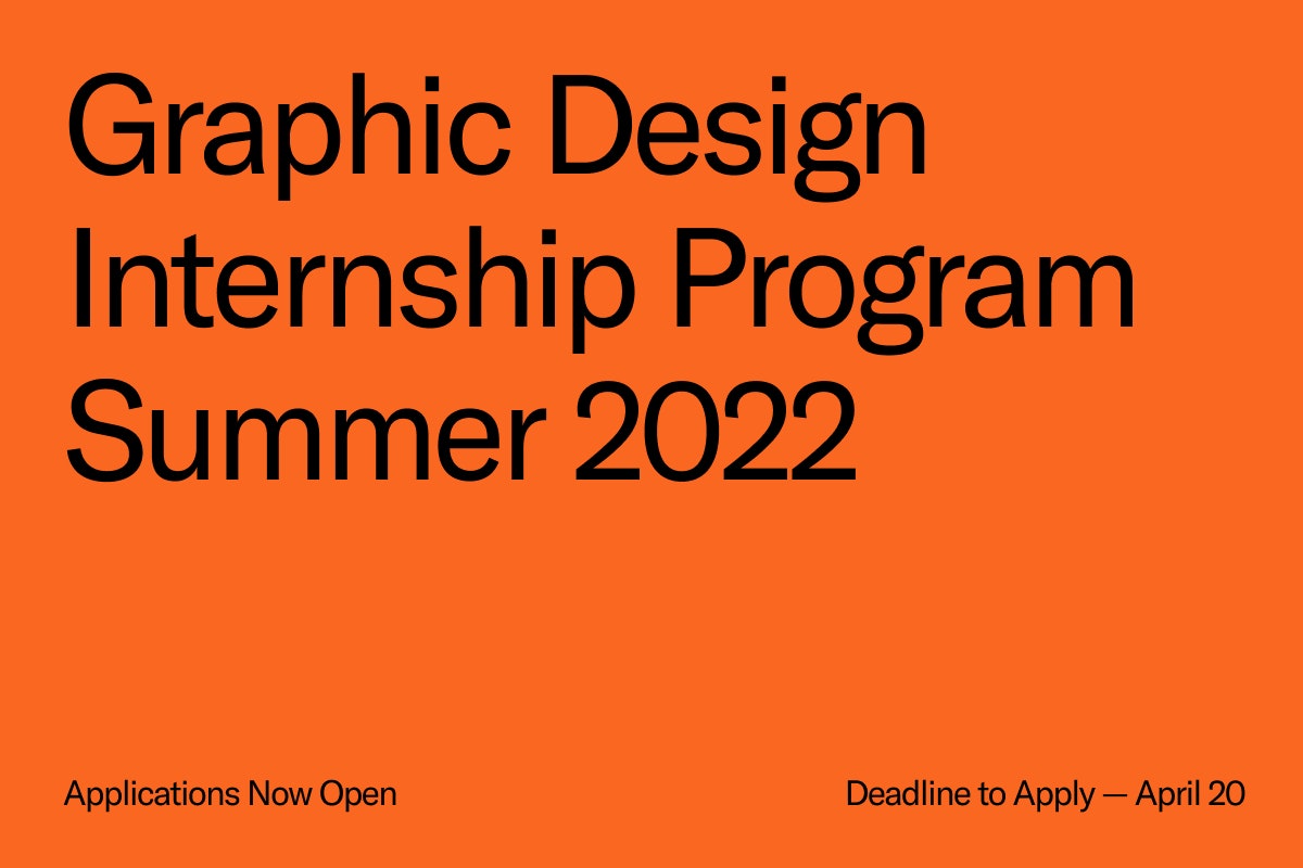 Graphic Design Internship Program