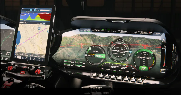 HX50 digital cockpit - Hill Helicopters