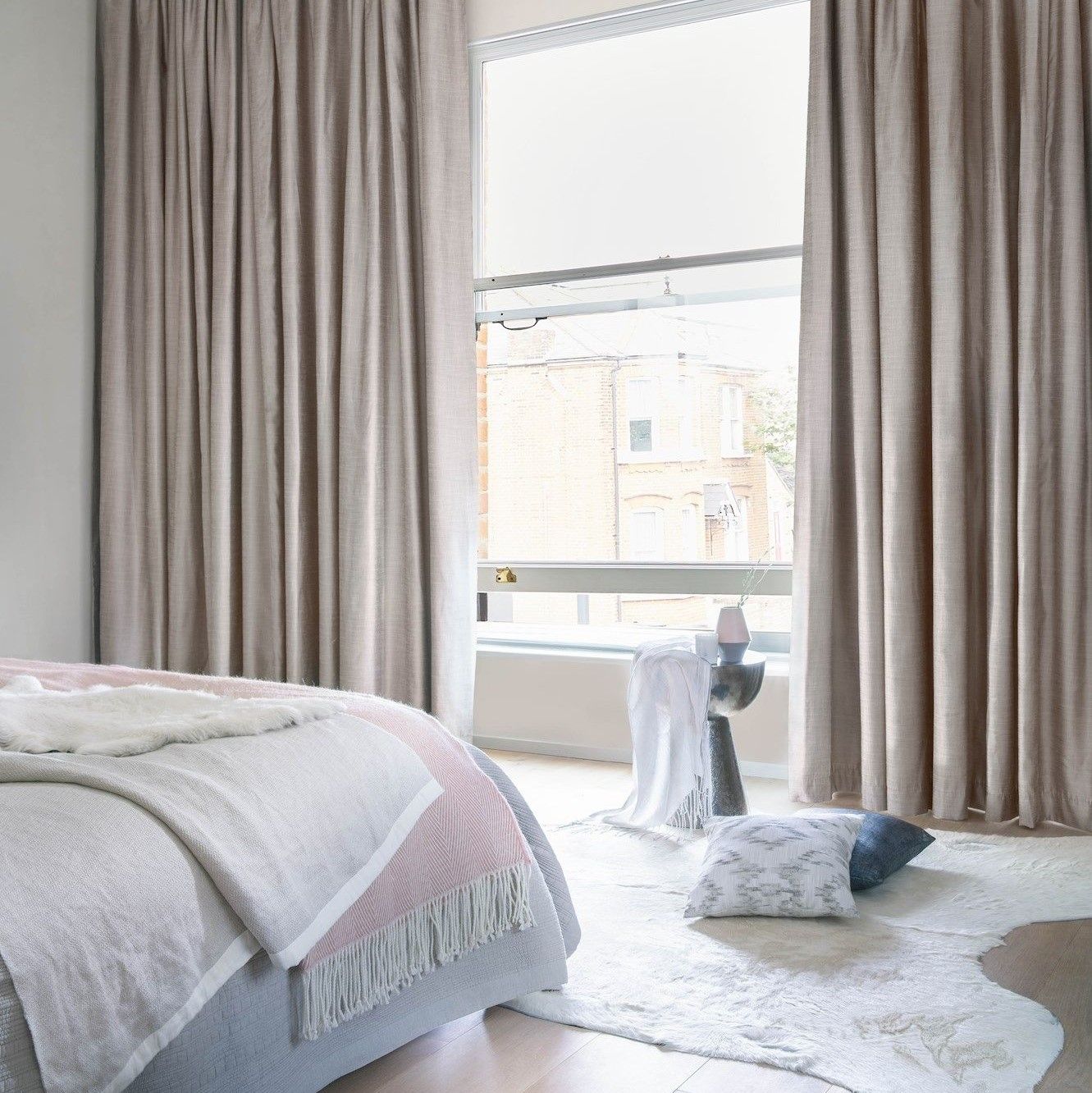 Made to Measure Grey Pencil Pleat Curtains - Hillarys™