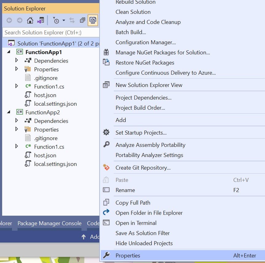 Running multiple projects from Visual Studio