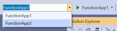 Selecting project to run in Visual Studio