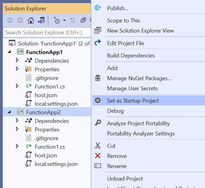 Running Multiple Projects From Visual Studio