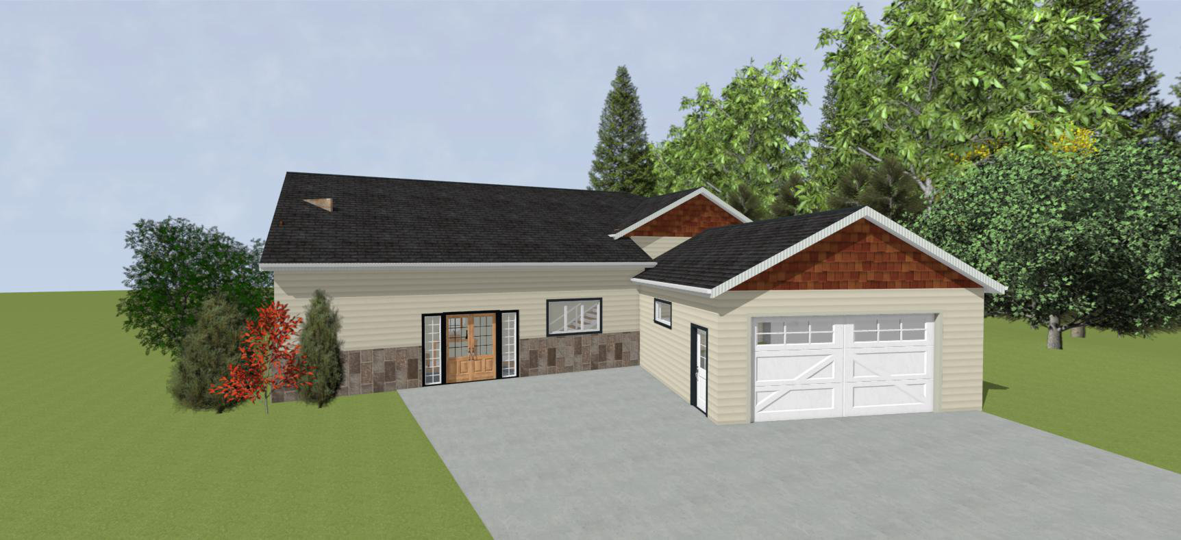 Custom residential 3D rendering service in Fort St John, Dawson Creek, & surrounding areas