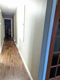 Plain hallway, pre-renovation