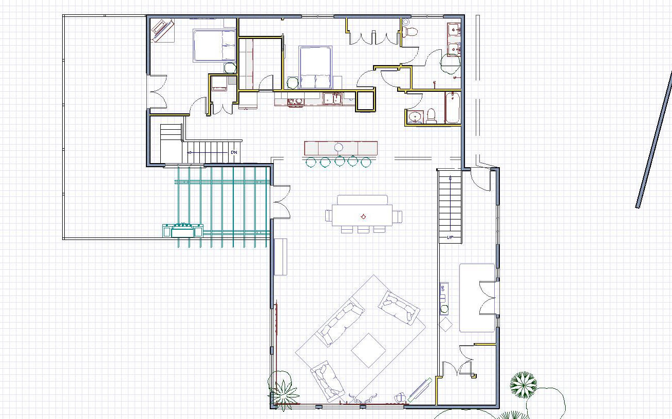 Option for a custom floor plan from an interior designer - Hint of Honey