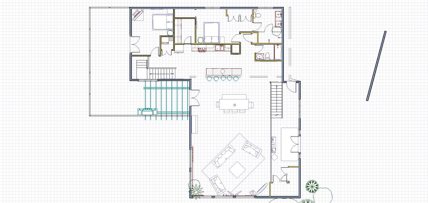 Hint of Honey floor plan - 3D rendering service in Fort St John