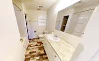 Unstaged downstairs bathroom from realtor imageset
