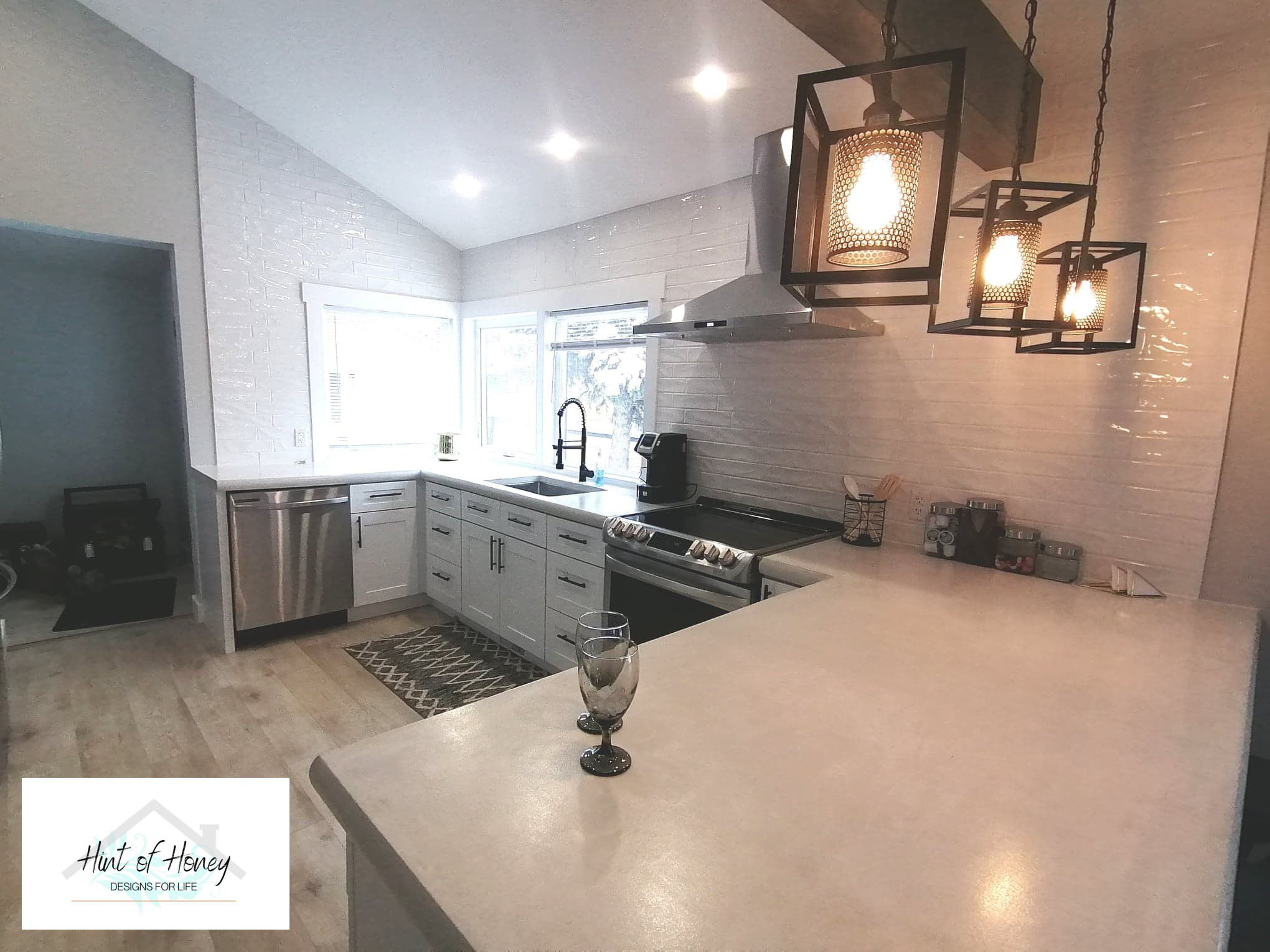 Hint of Honey - custom kitchen design in Fort St John, Dawson Creek, & surrounding areas