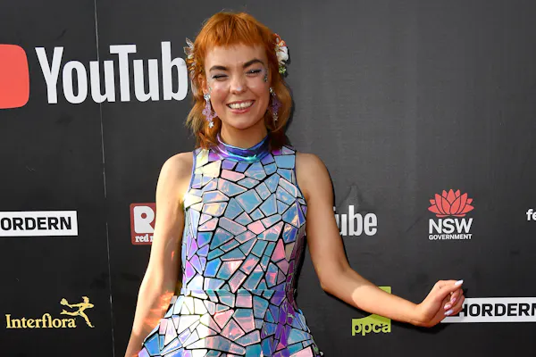 Chloe Hayden arrives on the red carpet during the 2022 ARIA Awards at Hordern Pavilion in Sydney, Thursday, November 24, 2022. (AAP Image/Bianca De Marchi) NO ARCHIVING