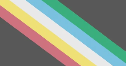 New disability pride flag designed by Ann Magill, a disabled woman, and the disabled community.