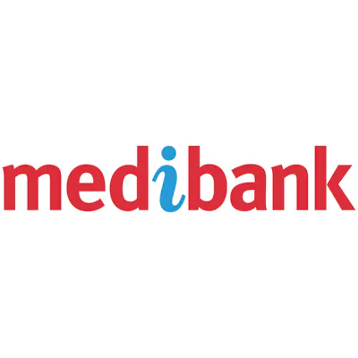 Red and blue Medibank logo