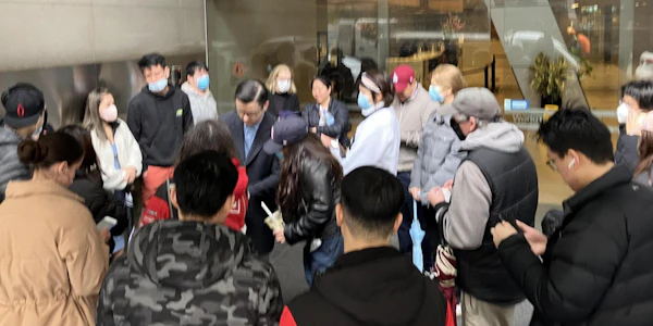 A rental inspection at the World Tower in Sydney. Picture: Reddit