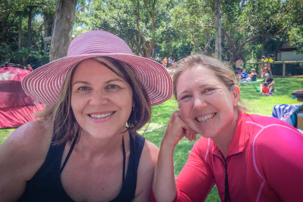 The Australian Autism Handbook authors, Benison O'Reilly and Seana Smith.