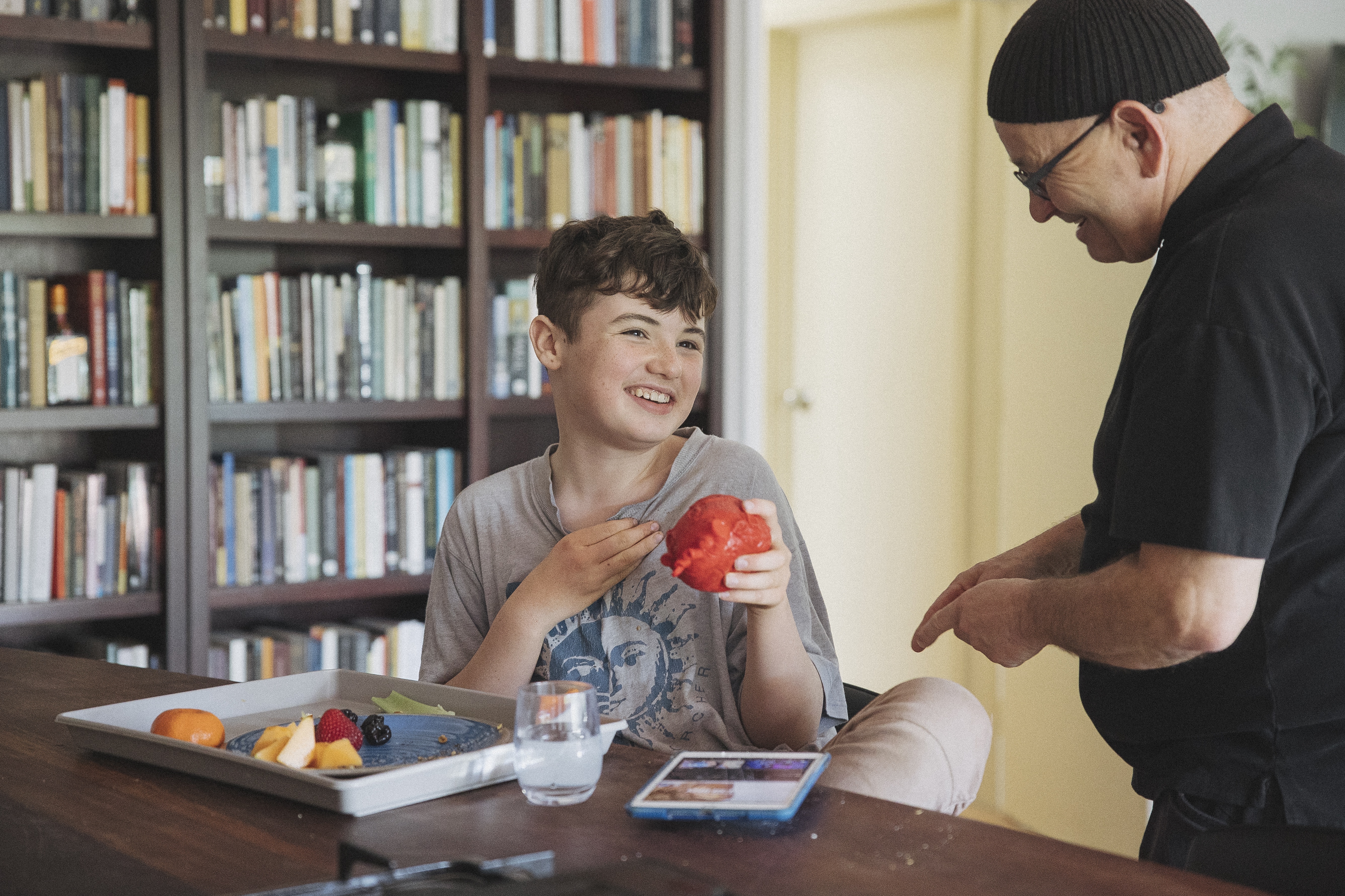Hireup support worker Marcin and client Zeph.