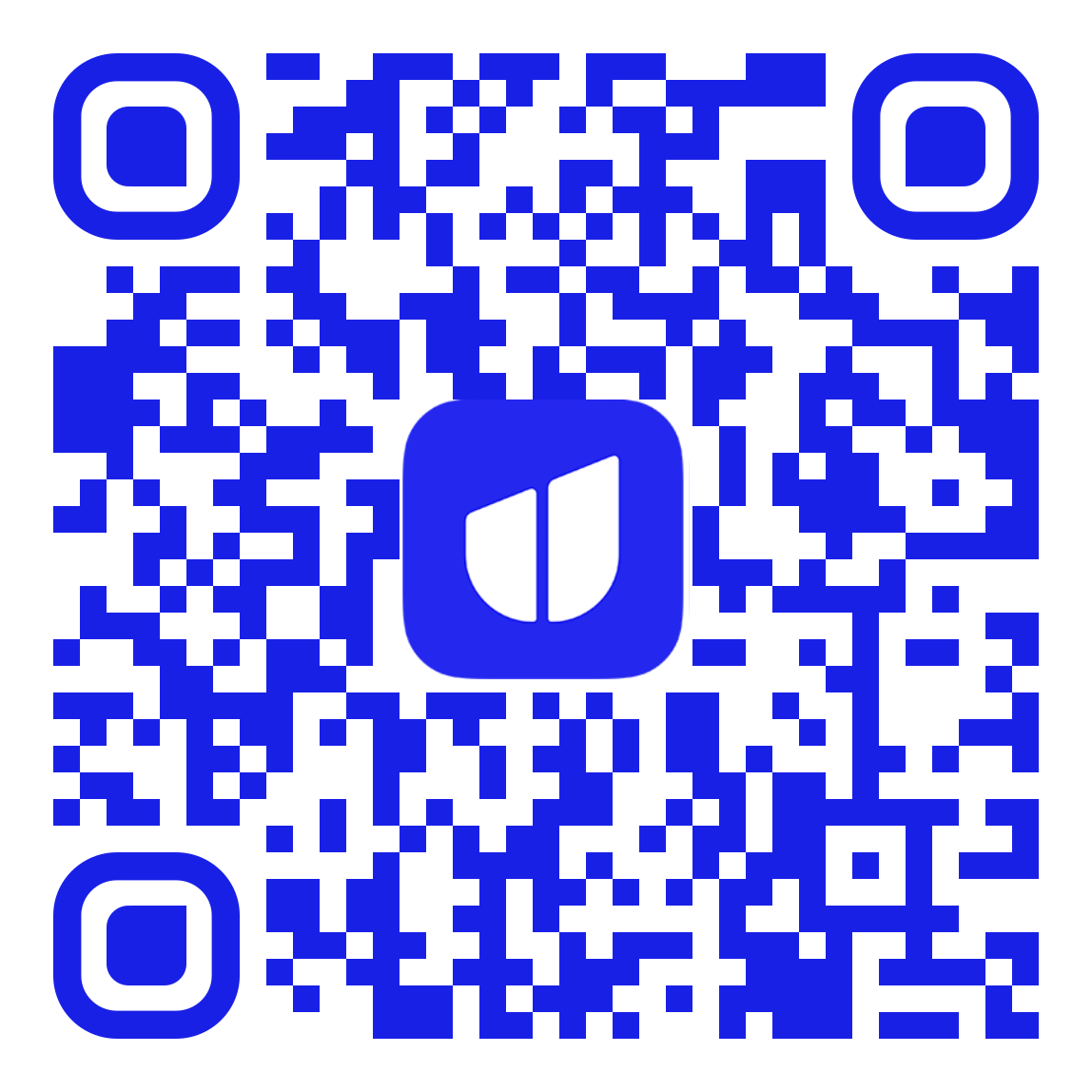 QR code to download the Hireup app