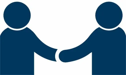 icons of two people shaking hands
