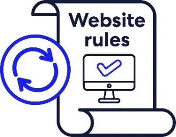 Website rules being changed.