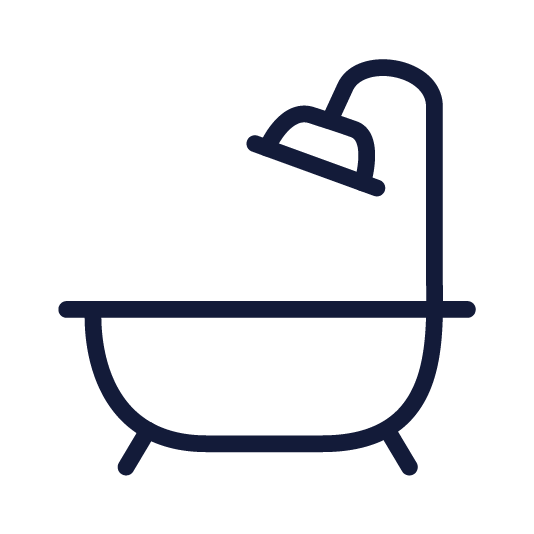 Icon of a bath tub