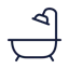 Icon of a bath tub