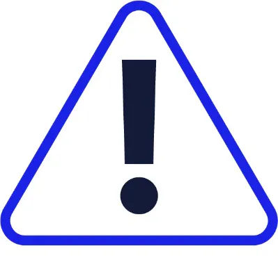 An icon showing risk.