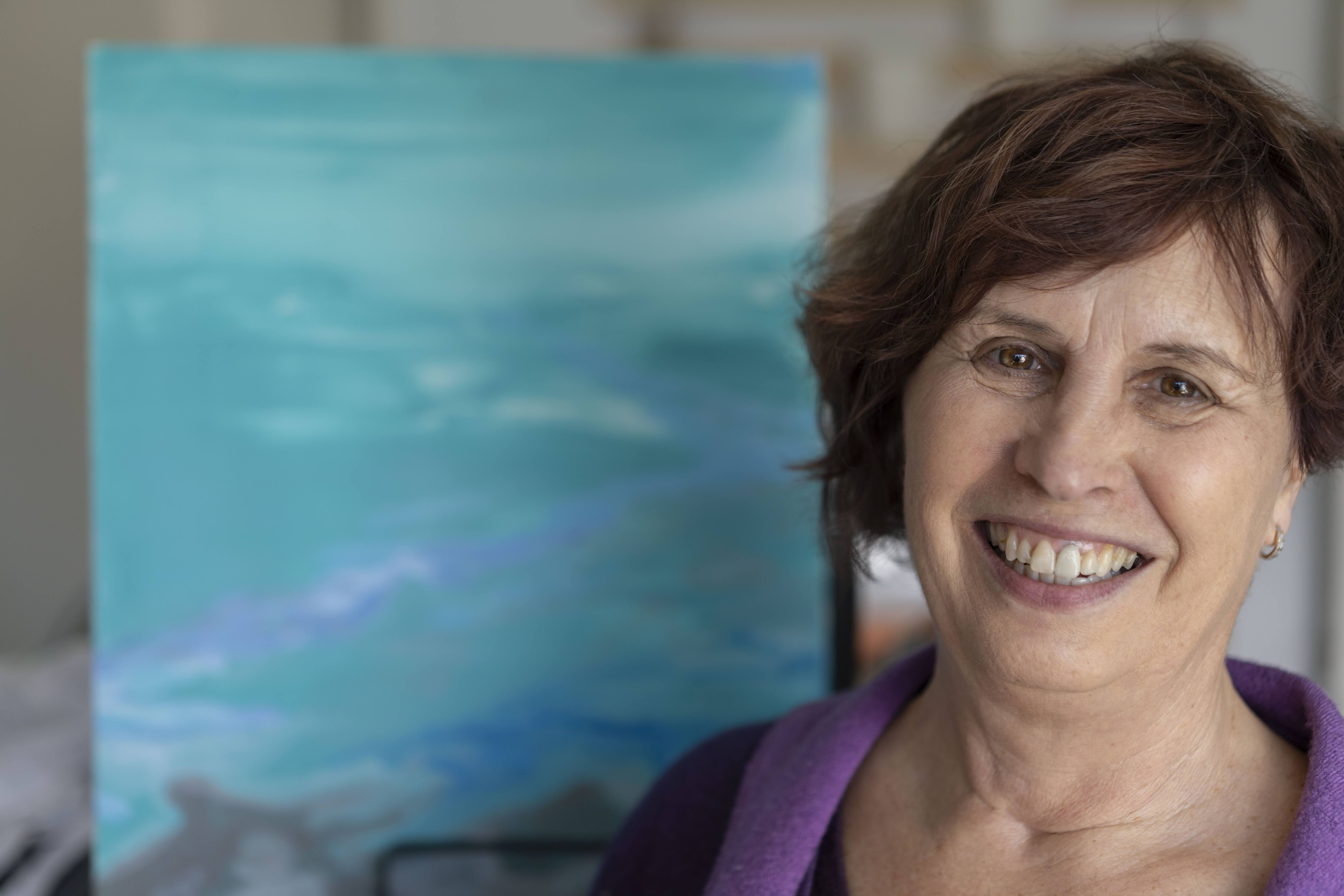 Susan says being a support worker can be isolating. Her art sessions ...