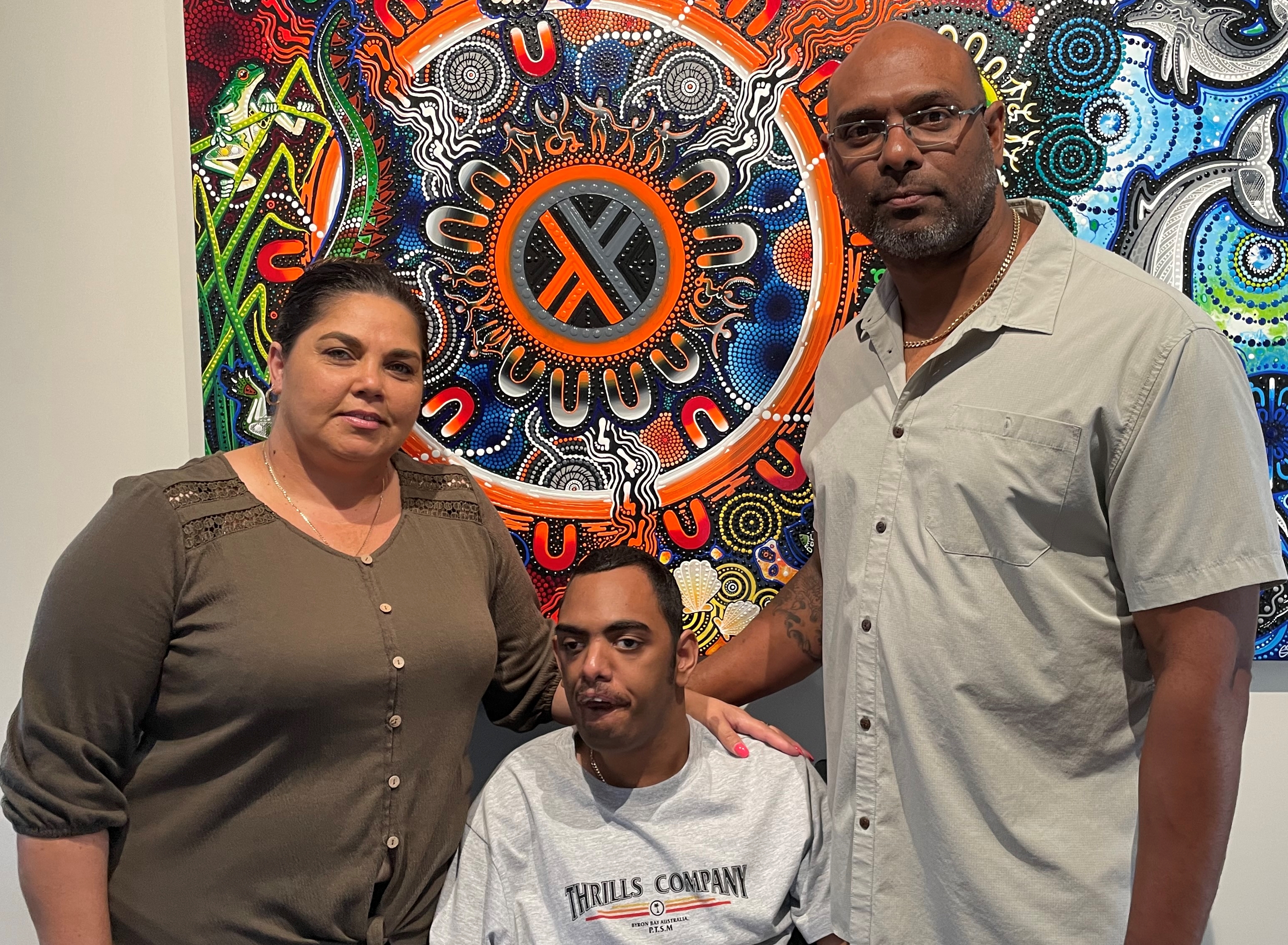 Xtremecare Australia founders William and Marjorie Tatipata with their son, Will.
