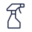 Icon of a bottle of cleaning spray