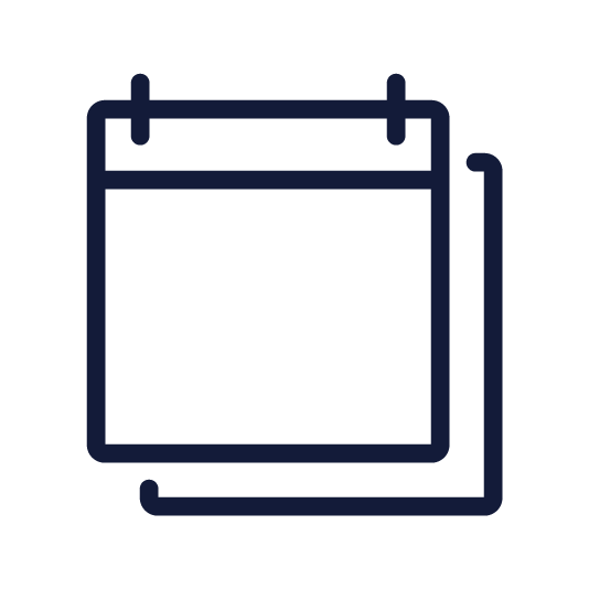 Icon of a calendar