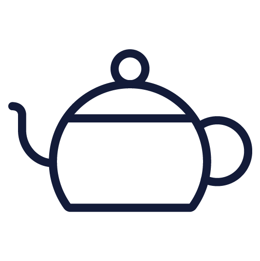 Icon of a tea pot
