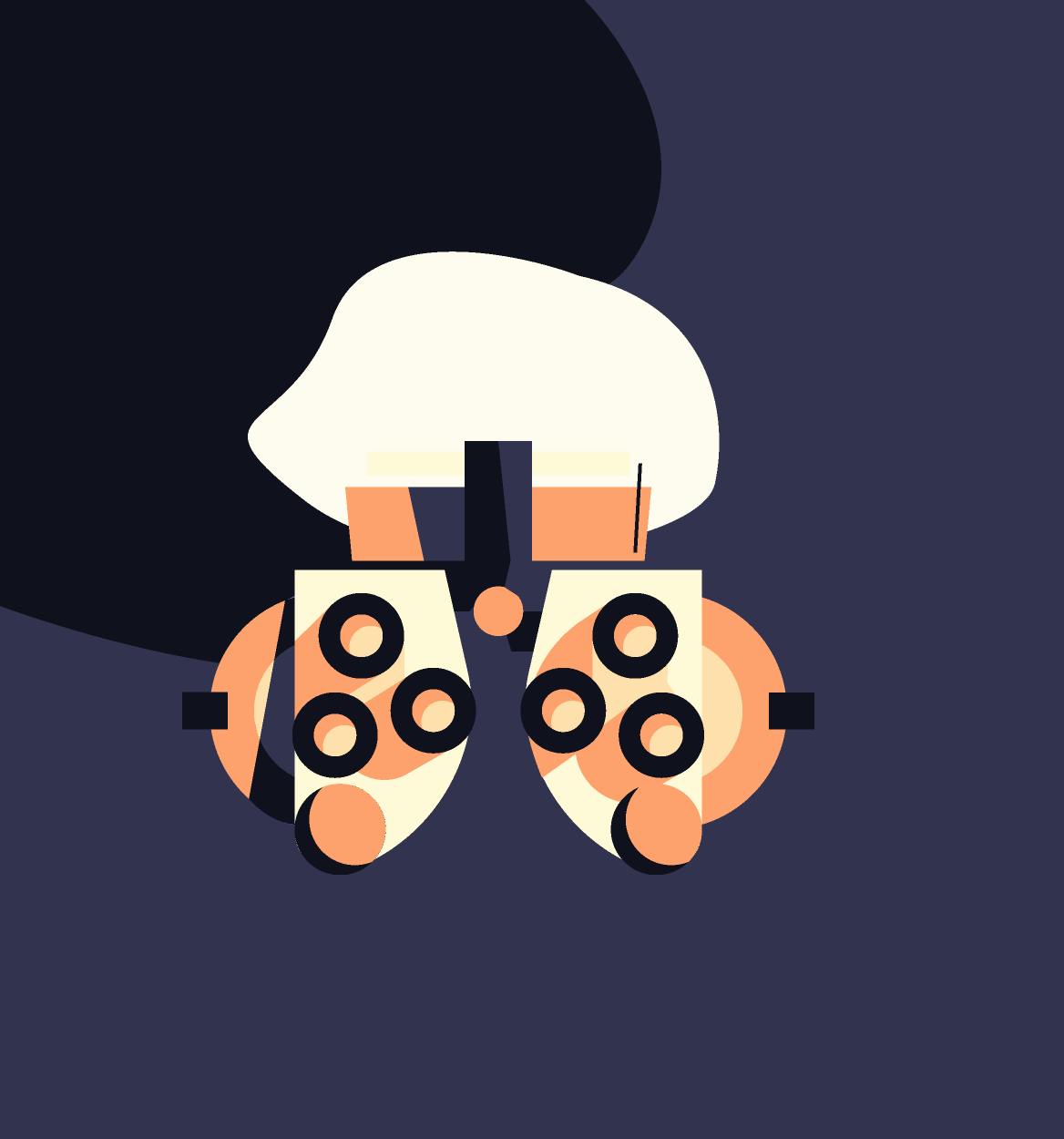 illustration lunettes