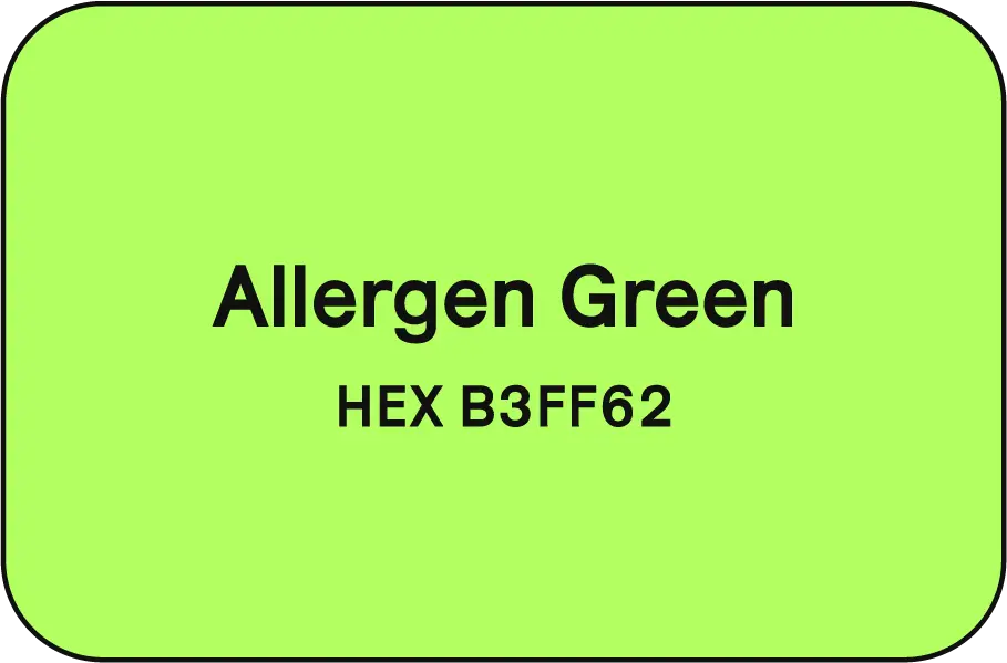Allergen Green - HEX B3FF62