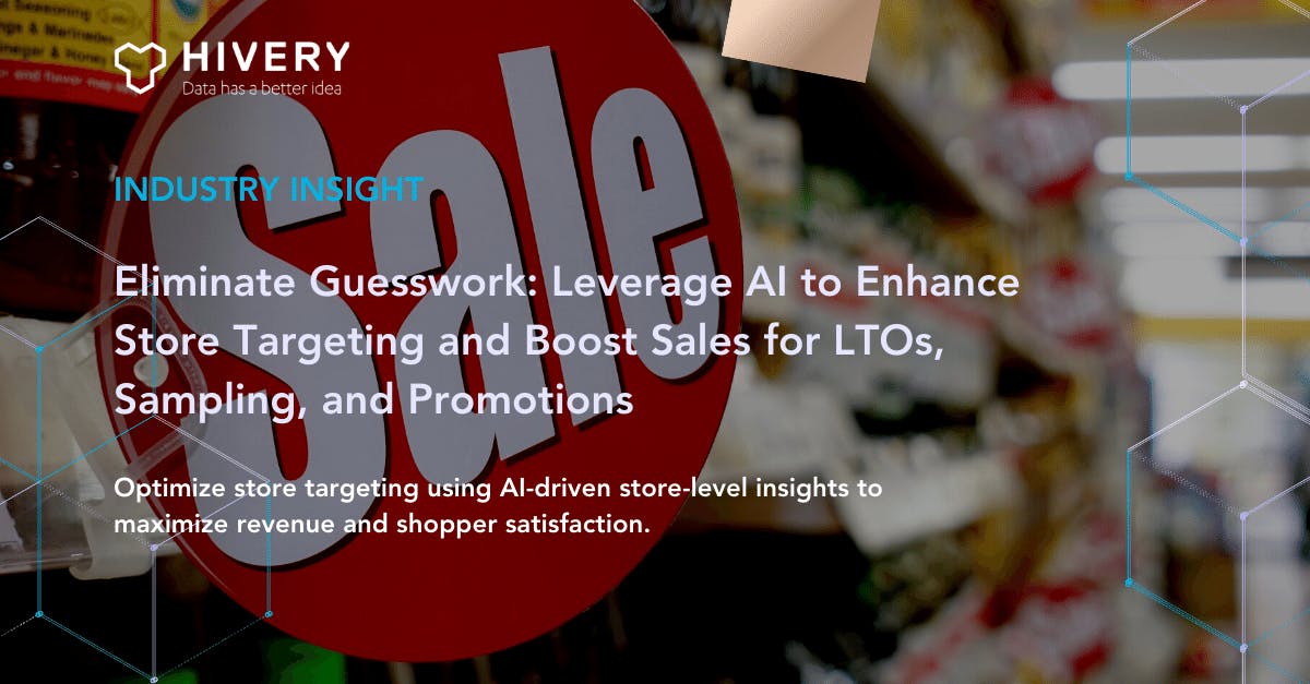 Optimize store targeting for LTOs, distribution, sampling, and promotions using AI-driven insights to maximize revenue and shopper satisfaction.