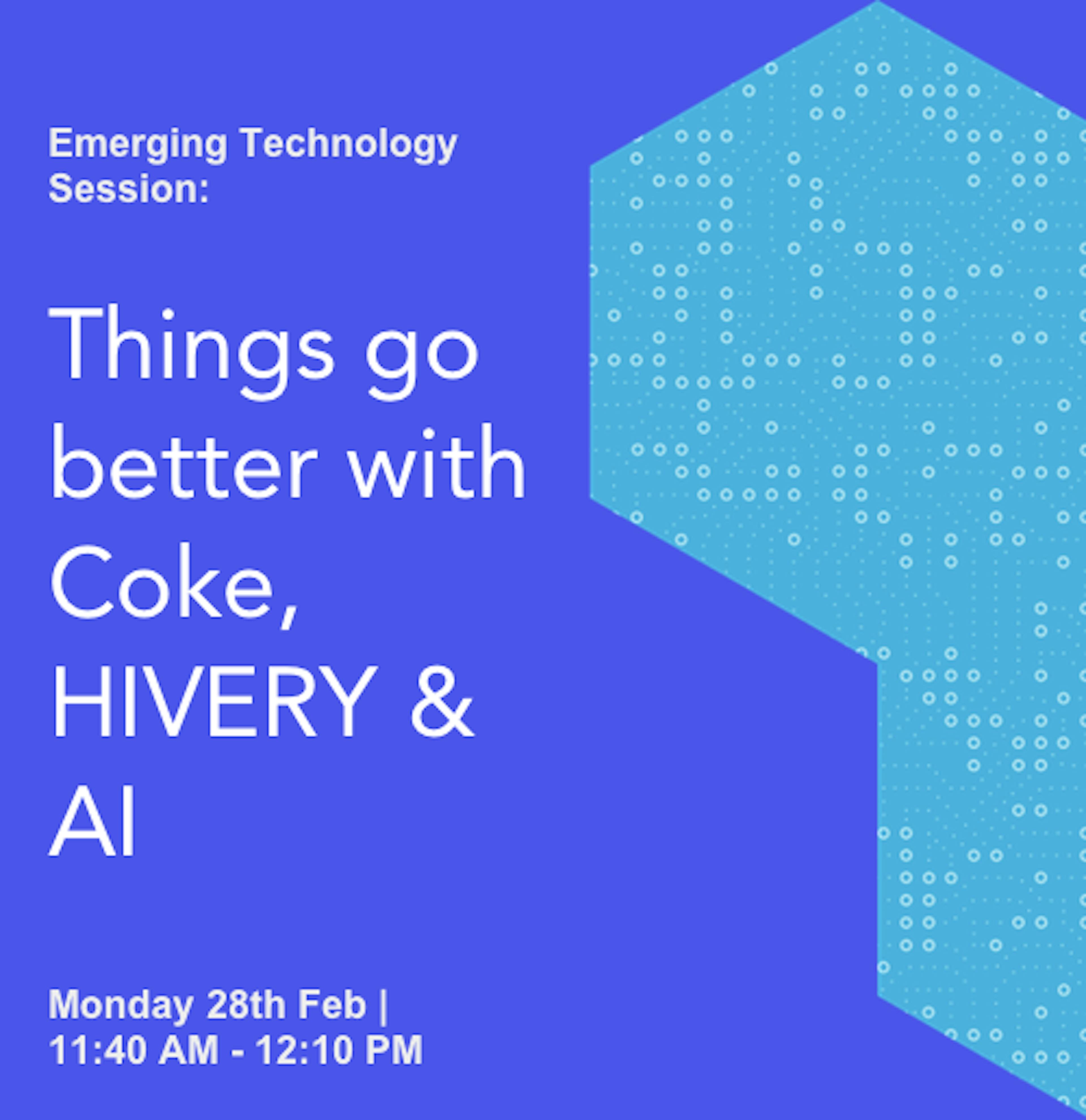 Things go better with Coke,  HIVERY & AI