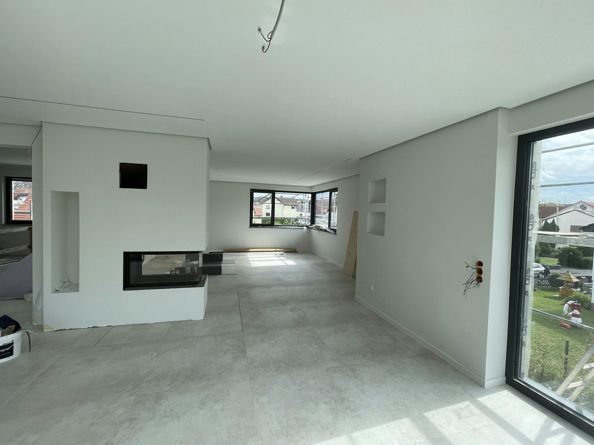 Trockenbau Wohnzimmer