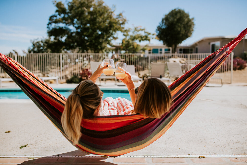 Joshua tree California house pool