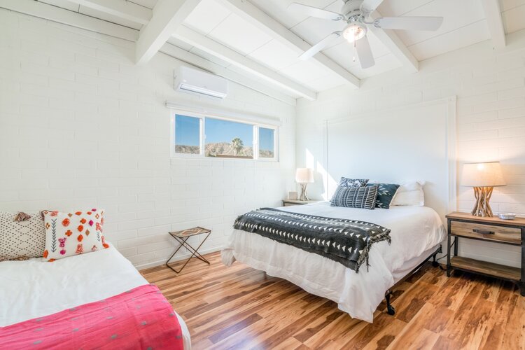 Joshua tree California house bedroom