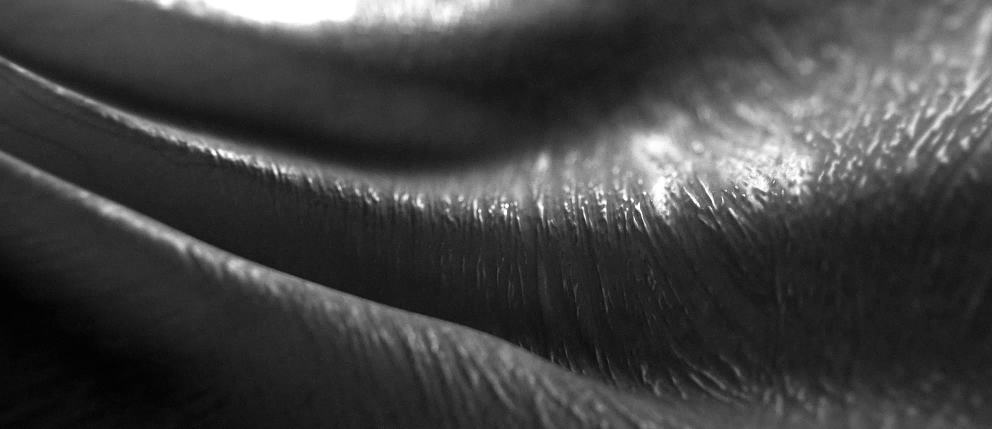 Visuel 3D, VFX d'effets spéciaux en gros plan de matière